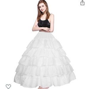 6 Hoop Bridal Petticoat/Underskirt NWT